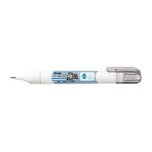 （まとめ） ぺんてる ペン修正液 極細 XEZL61-W 1本入 【×10セット