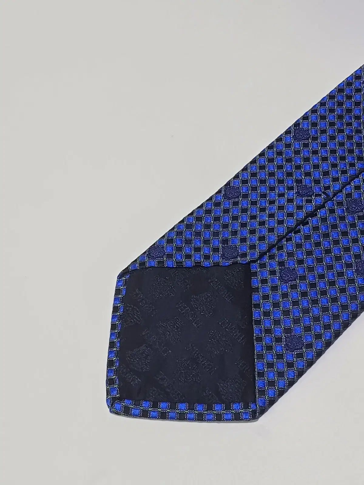 ネクタイ ブランド ヴェルサーチェ 青 メドゥーサ柄/VERSACE