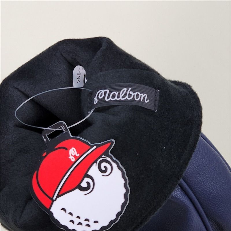 【新品1点】野球帽マルボンフェアウェイウッド用 FW ゴルフヘッドカバーネイビー色