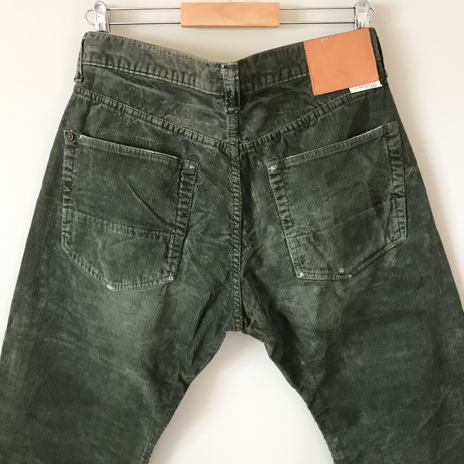 PRPSストレートデニム ジーンズ シワ ダメージ ビックサイズ 34 Prps