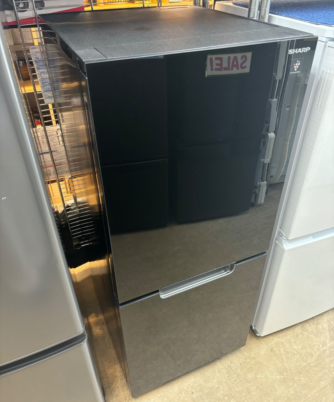 シャープ 冷蔵庫 SJ-GD15G-B 152L 2021年製 ◇SHARP 冷蔵庫 152L