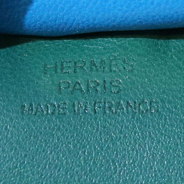 名東】【HERMES】エルメス ロデオMM ブルーザンジバル
