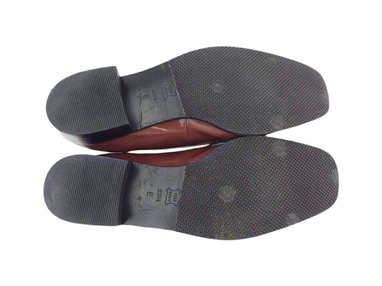 バーバリー BURBERRY ローファー ロゴプレート ♯23ハーフE スクエア