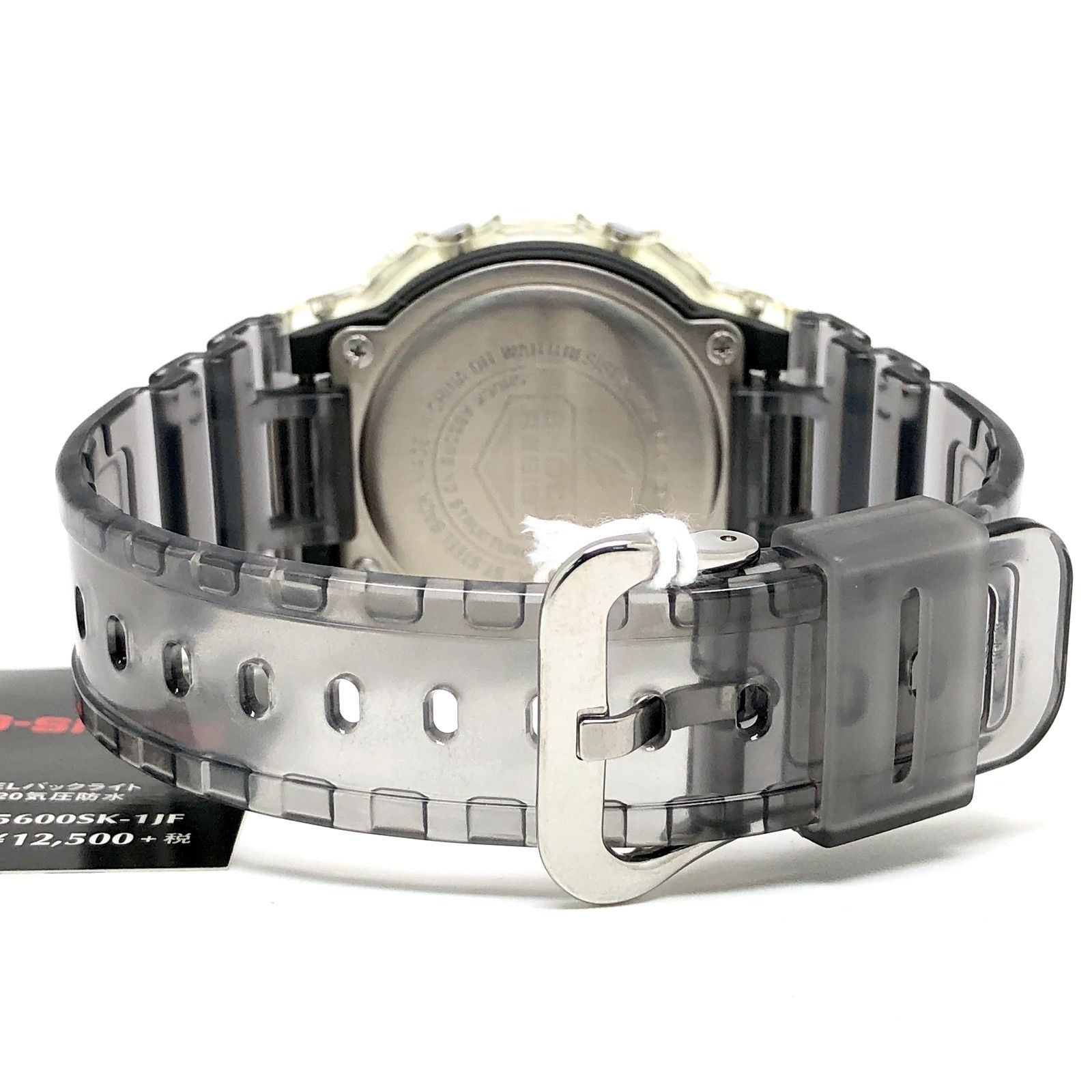 極美品 G-SHOCK DW-5600SK-1JF スケルトン G-SHOCK Gショック BASIC CASIO カシオ DW-5600SK-1 クリア