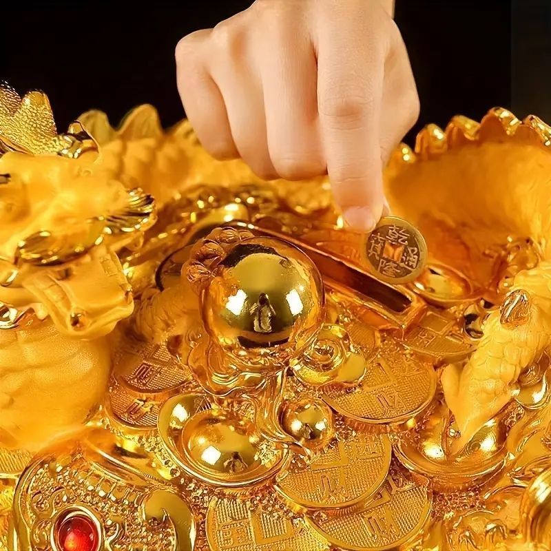 ☆黄金龍の豪華彫刻が美しい木製飾り棚☆ヴィンテージ家具 骨董 ☆黄金龍の豪華彫刻が美しい飾り棚☆木製☆骨董ヴィンテージ家具