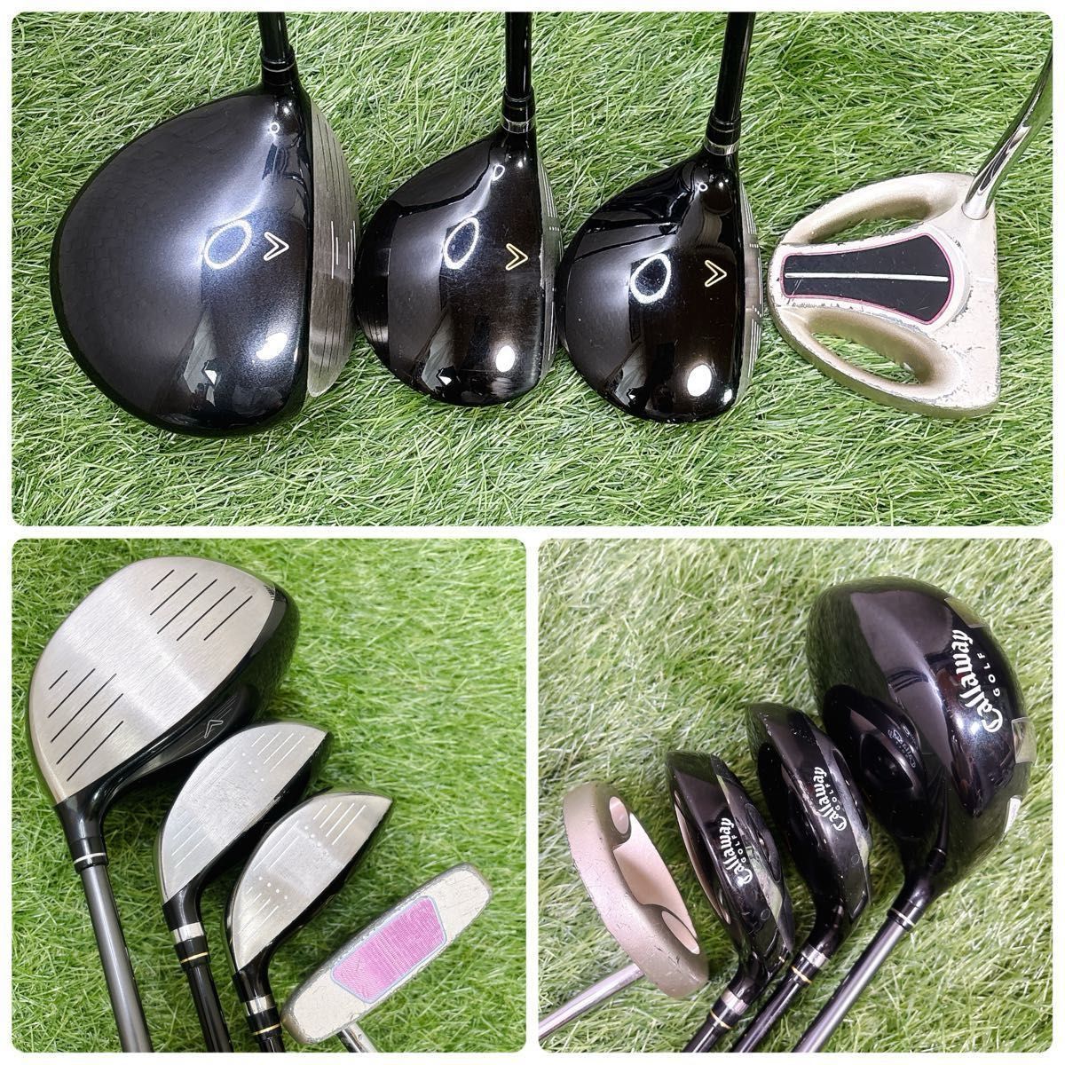 全国送料無料。 キャロウェイ ERC ブリヂストン レディースゴルフ 11本 キャディバッグ付き フレックスL 右利き Callaway 初心者向け 女性