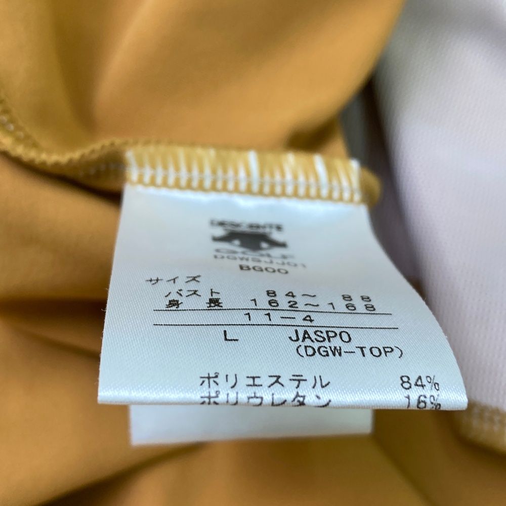 サイズ：L DESCENTE GOLF デサントゴルフ  ノースリーブ ワンピース  ブラウン系 [240101489396] ゴルフウェア レディース ストスト サイズ：L DESCENTE GOLF デサントゴルフ ノースリーブ
