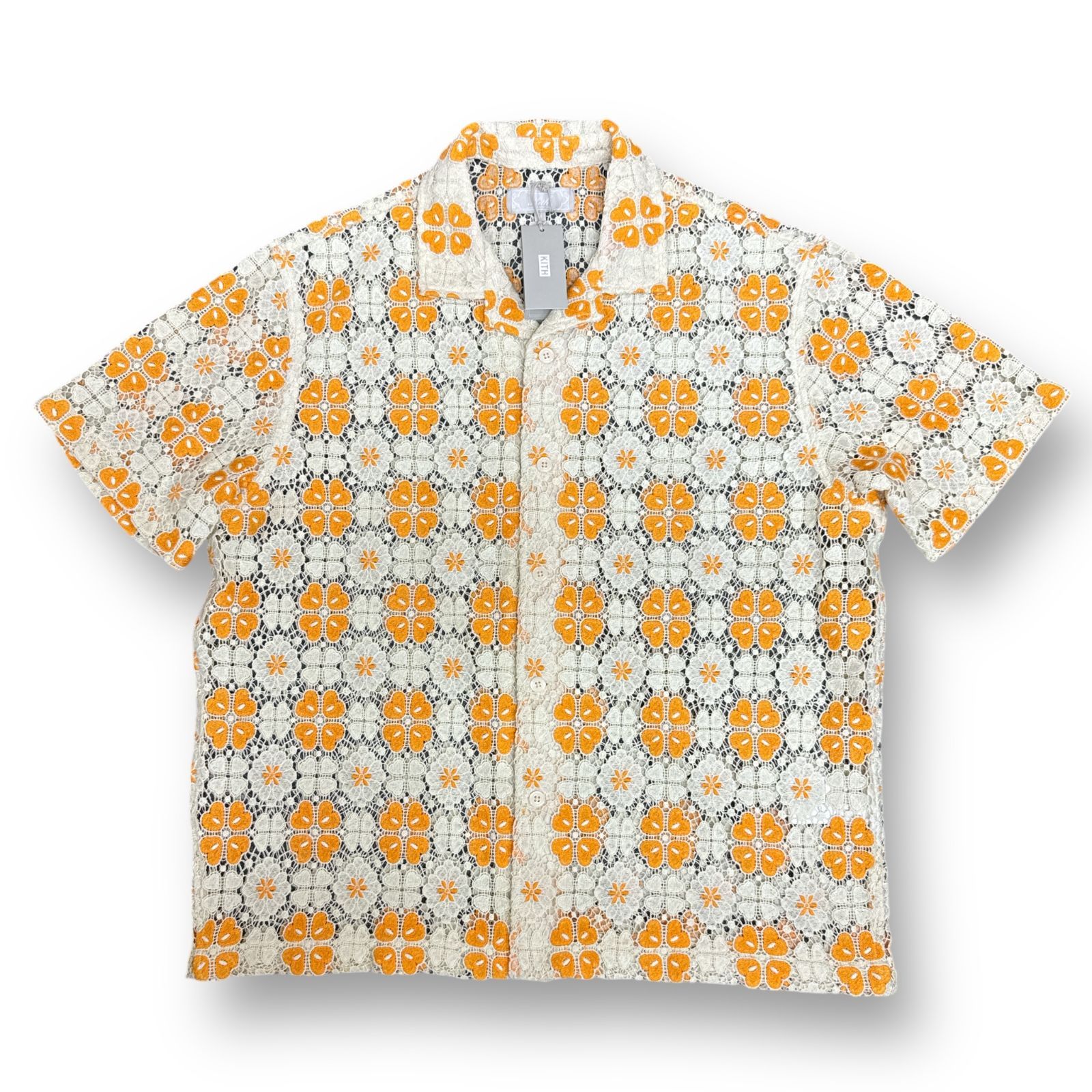 定価41500円 未使用 KITH 24SS Adonis Camp Collar Short Sleeve