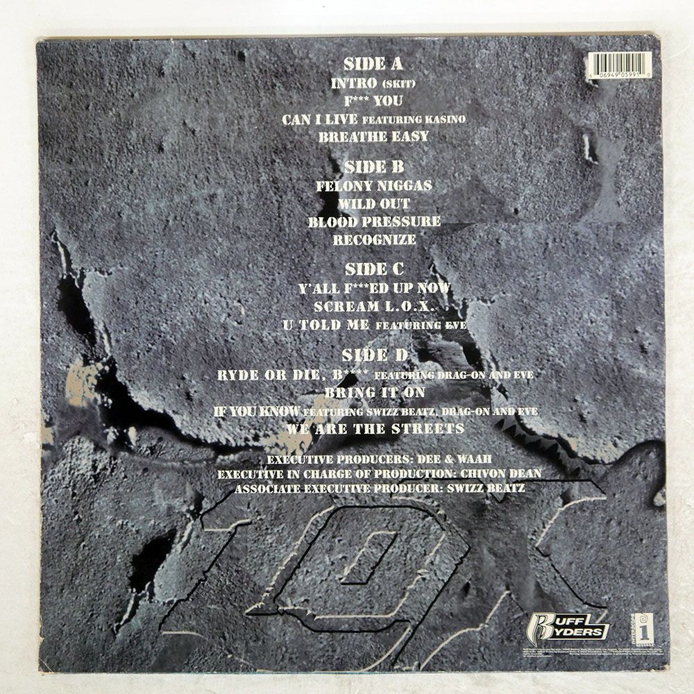 ヨーロッパ盤 THE LOX/WE ARE THE STREETS/RUFF RYDERS 4905991