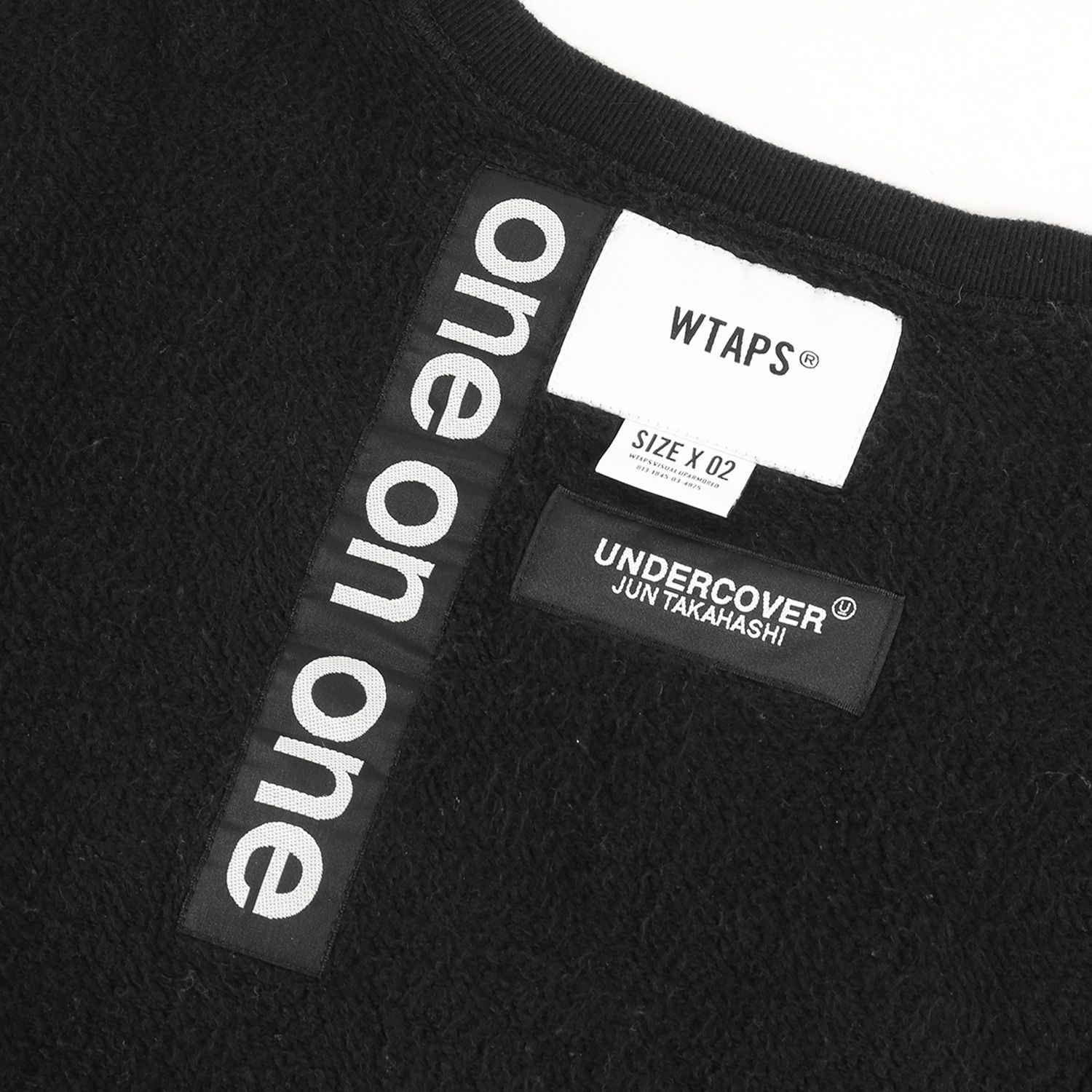 WTAPS ダブルタップス スウェット:M UNDERCOVER コラボ リバース クルーネック スウェット トレーナー 長袖 GIG / CREW  NECK 21AW ブラック 黒 トップス カットソー シンプル - メルカリ