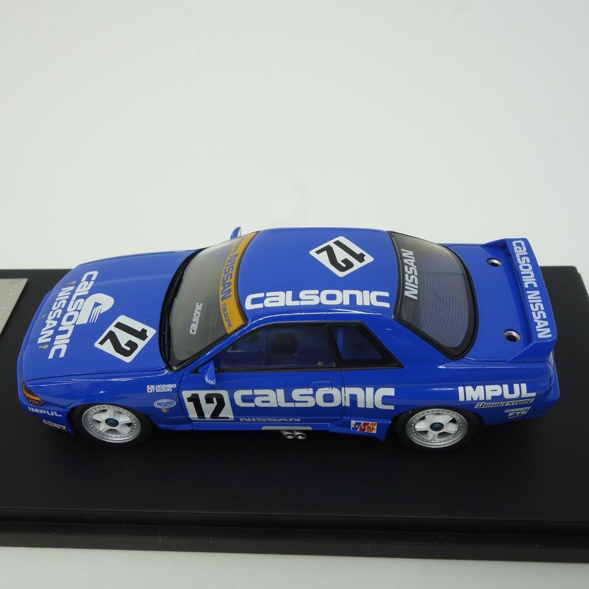 ミニカー hpi 1/43 CALSONIC SKYLINE 1990 JTC 8085 HPI Racing 1/43 8085 CALSONIC Nissan SKYLINE GT-R R32 (#12