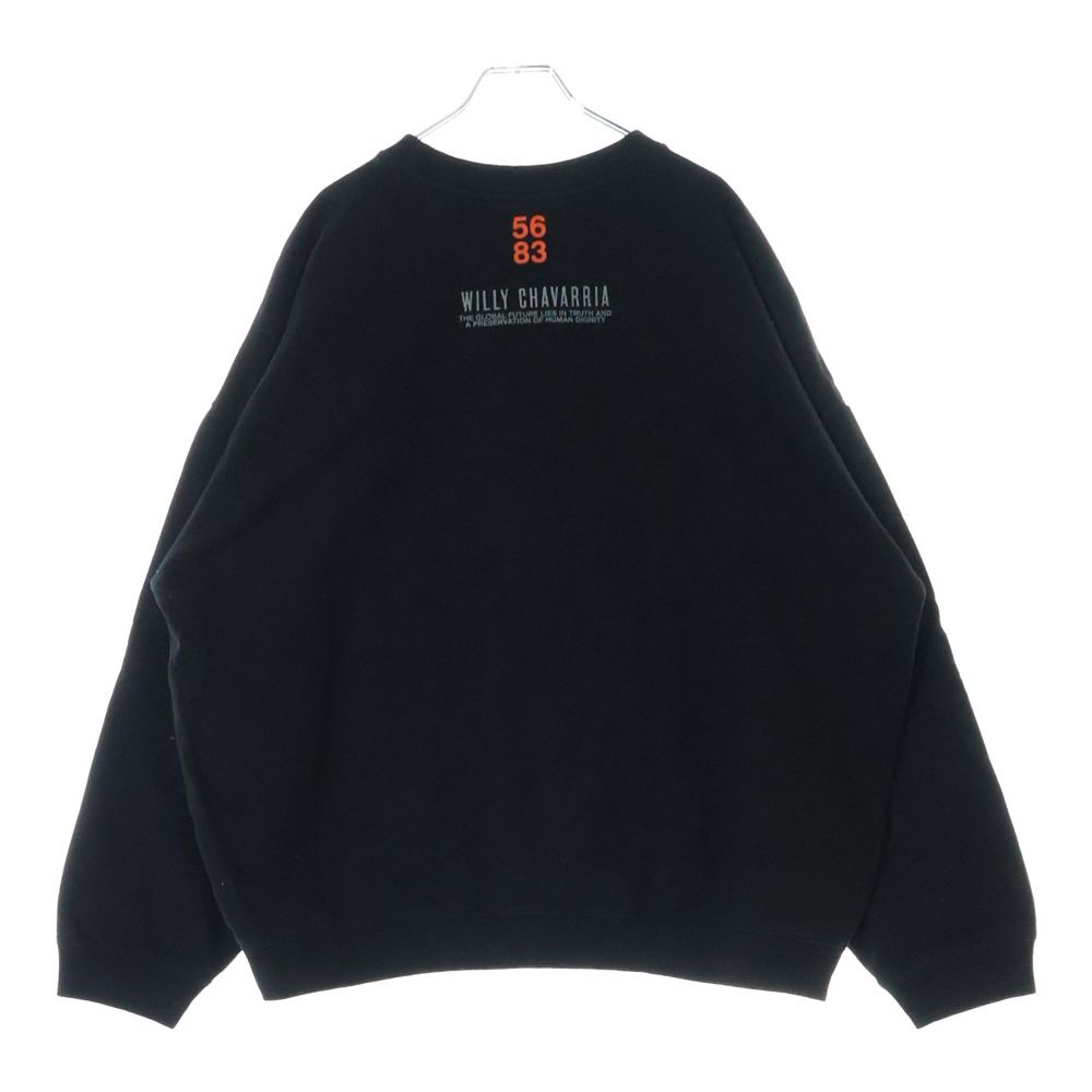 WILLY CHAVARRIA ウィリーチャバリア トレーナー スウェット WILLY CHAVARRIA (ウィリーチャバリア) CREW NECK SWEATSHIRT