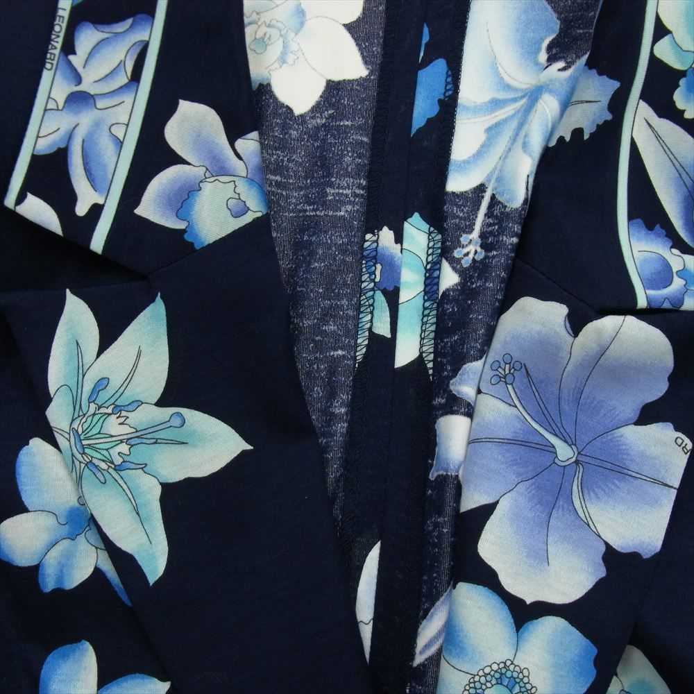 レオナール 花柄 セットアップ 濃紺 【公式通販】