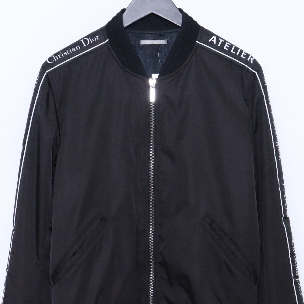 DIOR HOMME アトリエロゴテープ MA-1 ボンバージャケット サイズ48 