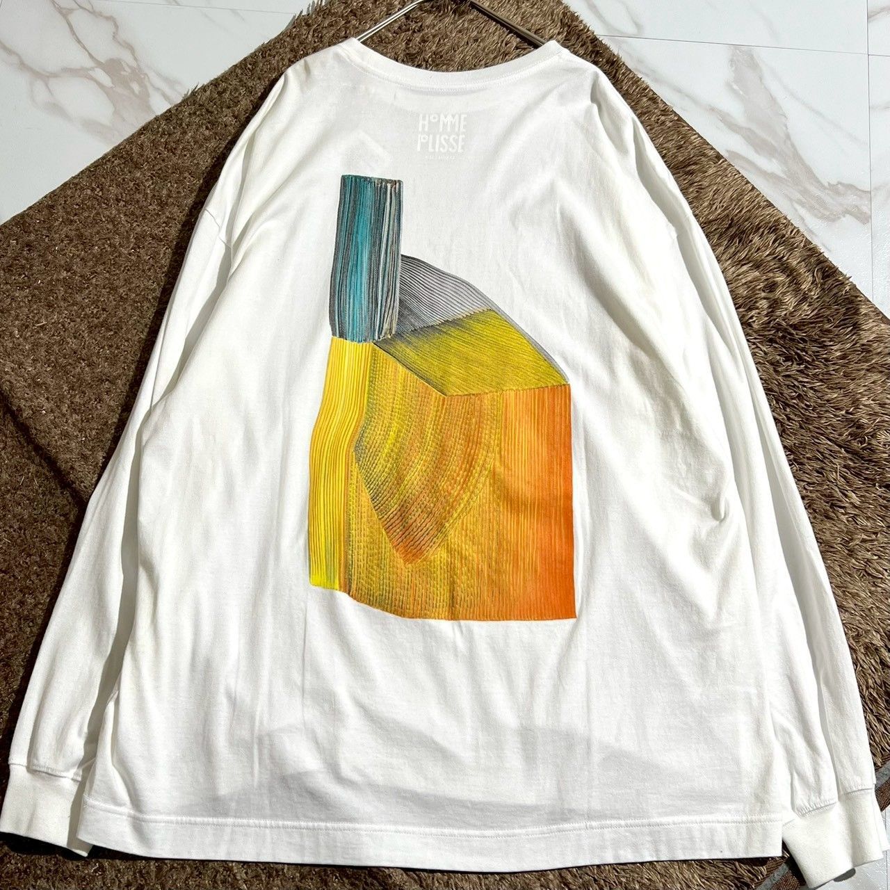 美品✨HOMME PLISSE ISSEY MIYAKE オムプリッセイッセイミヤケ ロンT 