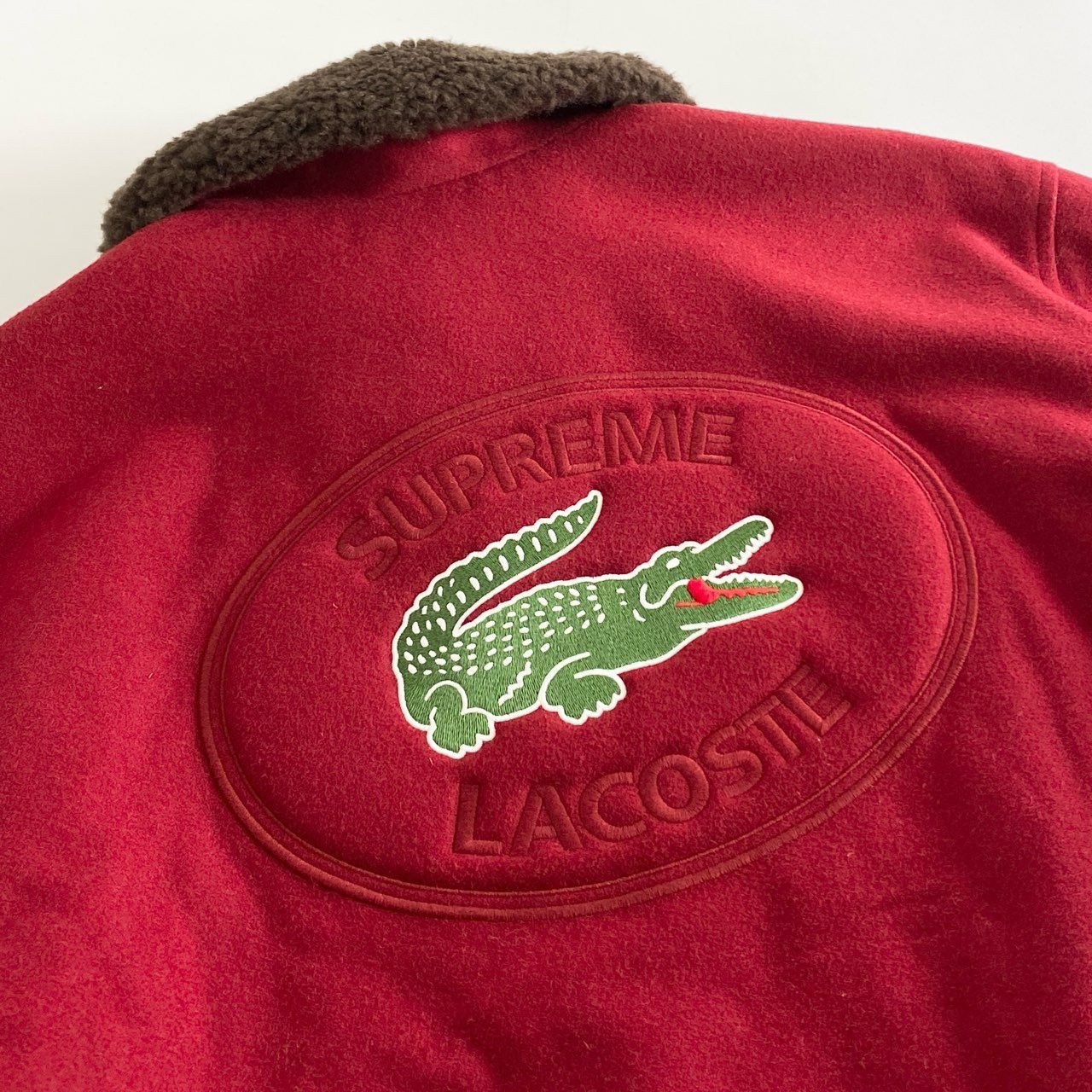 31h30 Supreme シュプリーム × LACOSTE ラコステ ウールボンバー 