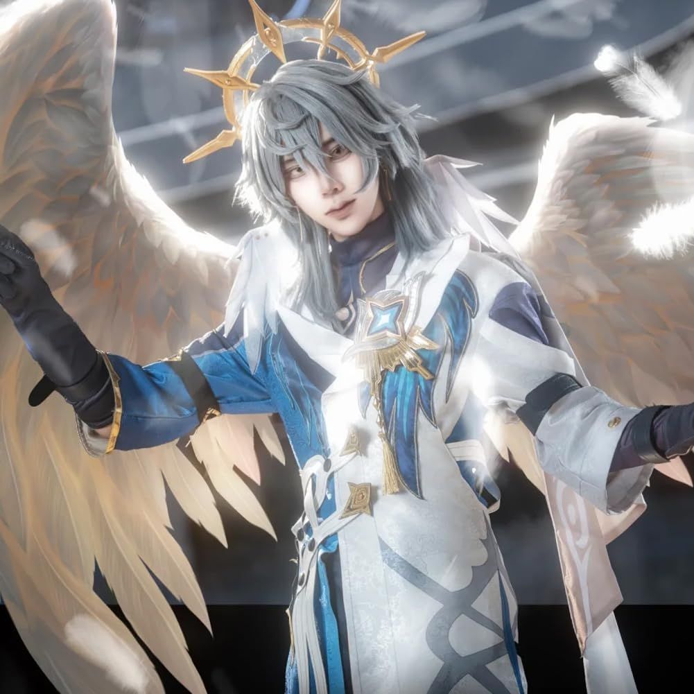 五次元 高品質 崩壊 スターレイル サンデー コスプレ衣装 ウイッグ付き 秩序日曜日 コスチューム フルセット 変装 クリスマス ハロウイーン 文 BJ0919ML04