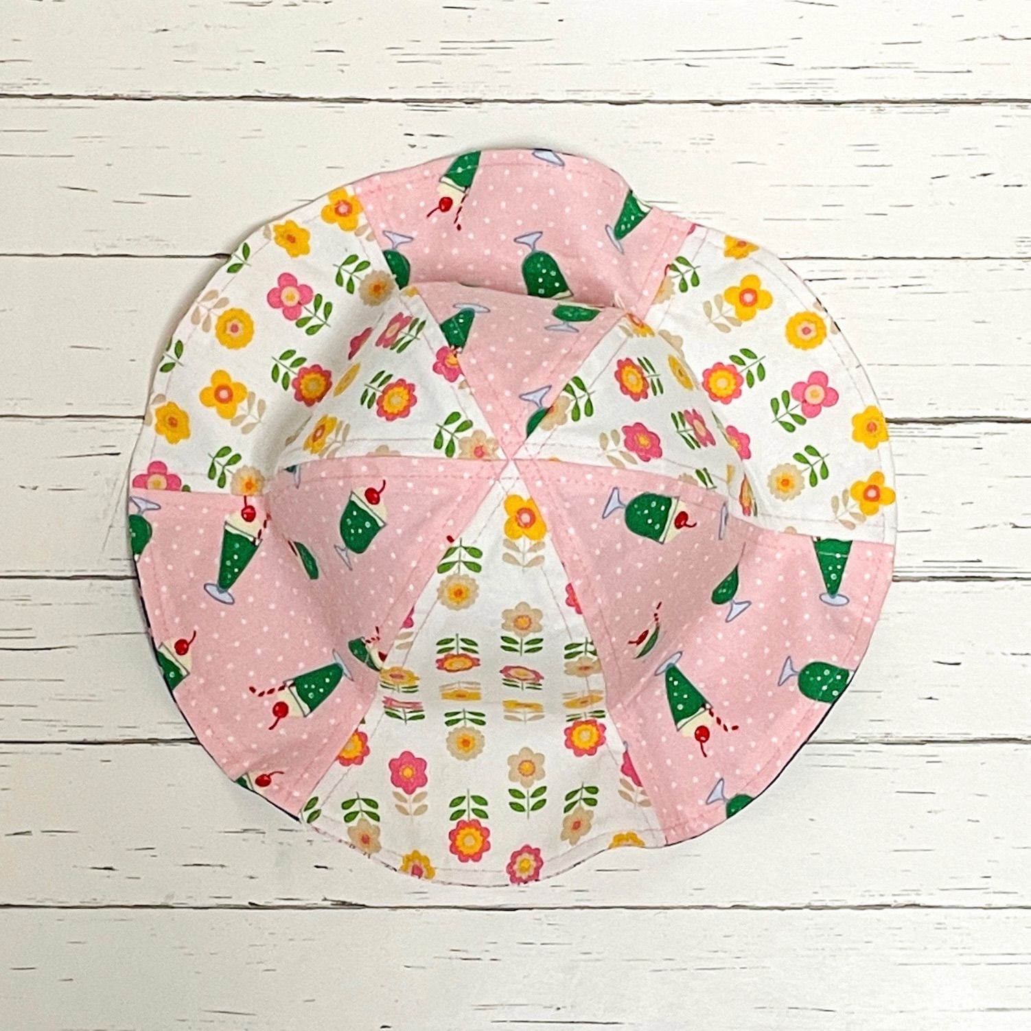 チューリップハットハンドメイドはいから横丁ハニーチューン生地