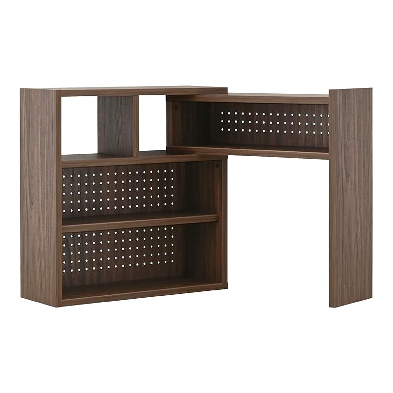 佐藤産業 Like ライク 伸縮ラック ロータイプ/72cm幅 ブラウン