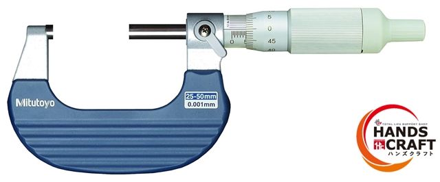 ♥品 ミツトヨ M327-50 ラチェットシンブルマイクロメータ