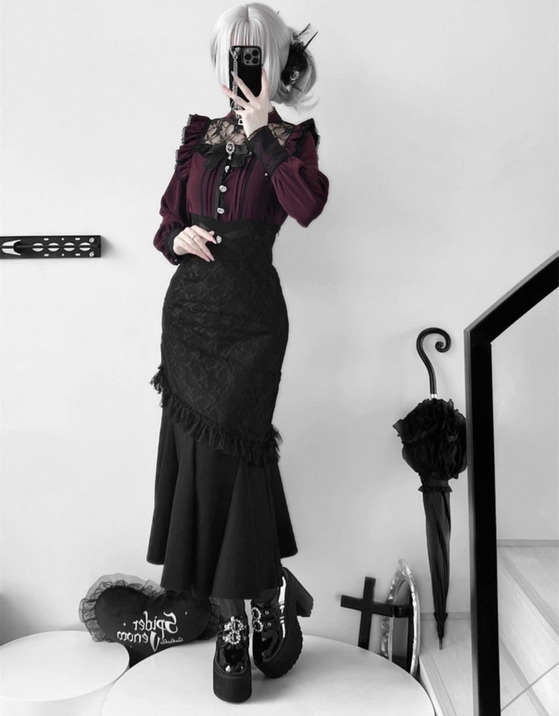 ドイツアンティーク☘️キューブ型まち針ボックス 大ラージサイズ