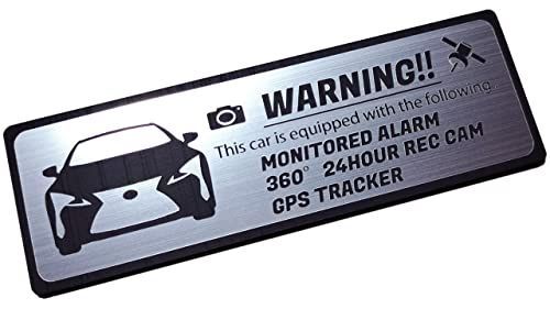 LC レクサス セキュリティ エンブレム 24時間監視 ドライブレコーダー GPS トラッカー ステッカー LEXUS