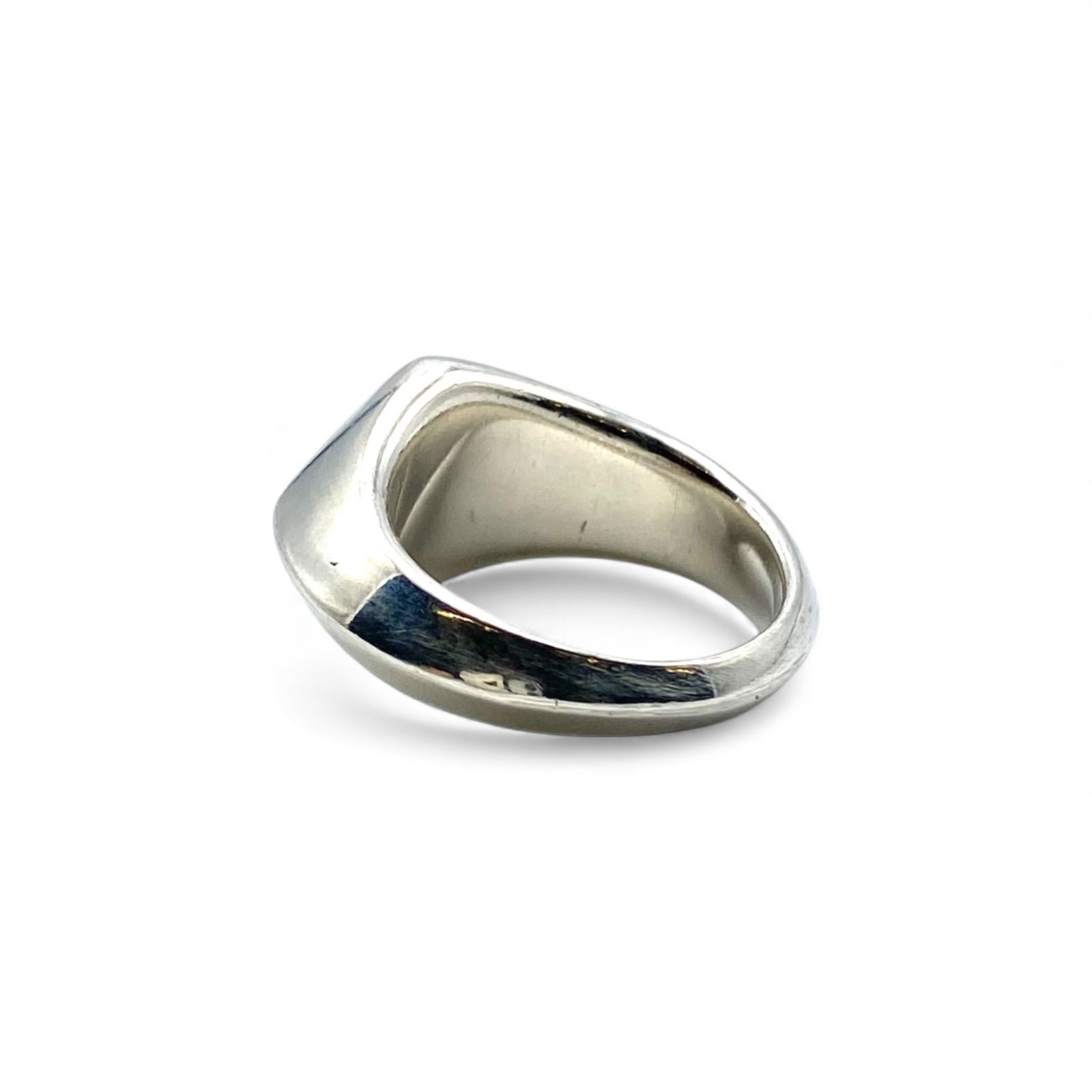 幻想的な光】オパールインレイ Silver 925 刻印 90s Vintage Ring 