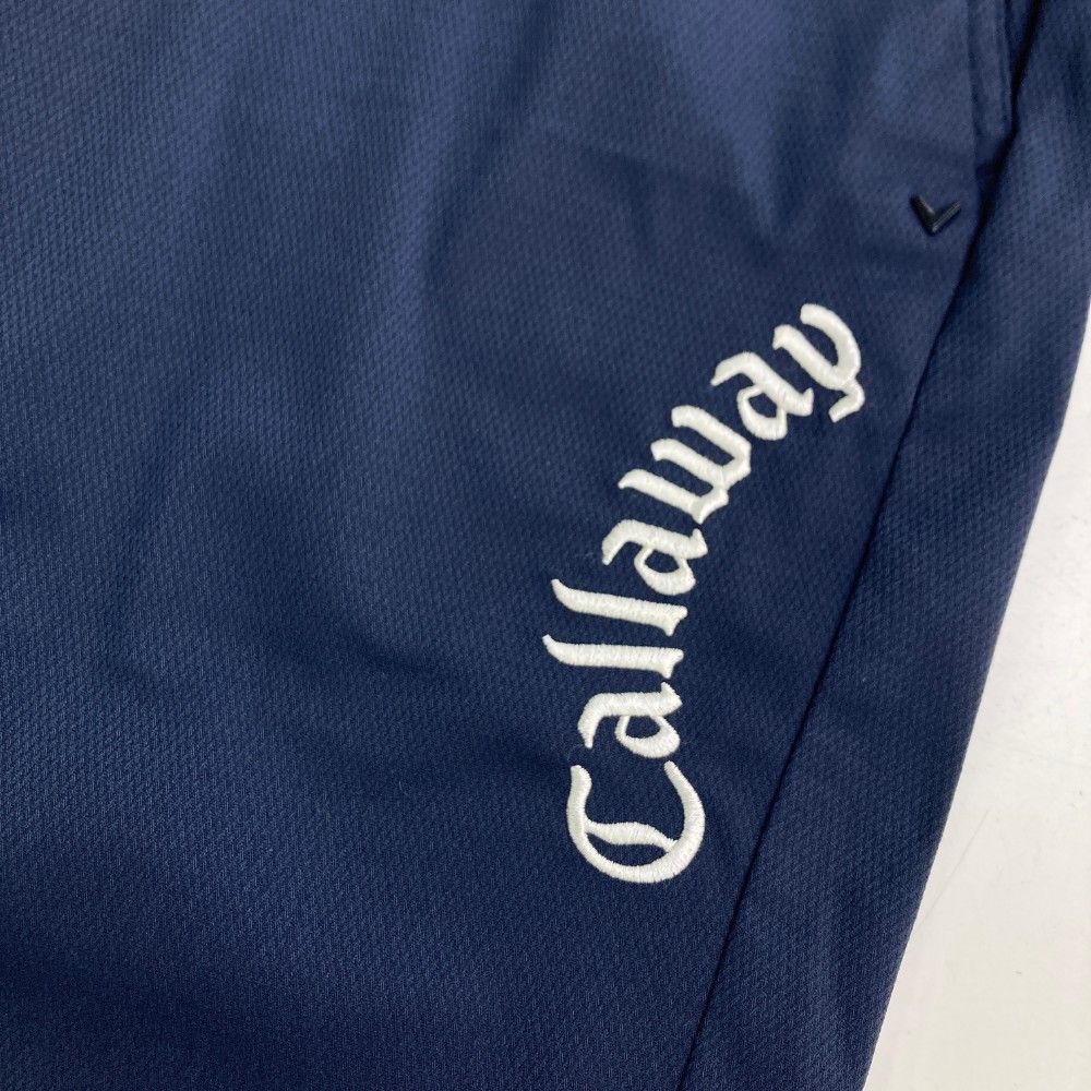 サイズ：M CALLAWAY キャロウェイ  ストレッチハーフパンツ  ネイビー系 [240101470076] ゴルフウェア メンズ ストスト サイズ：M CALLAWAY キャロウェイ ストレッチハーフパンツ