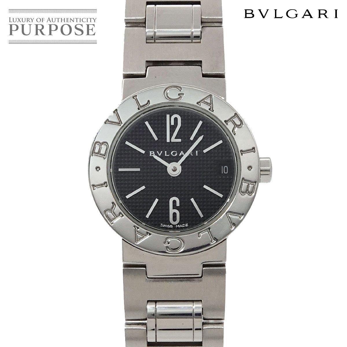 ブルガリ BVLGARI ブルガリブルガリ BB23SS レディース 腕時計 デイト ブラック クォーツ ウォッチ BVLGARIBVLGARI 90284315