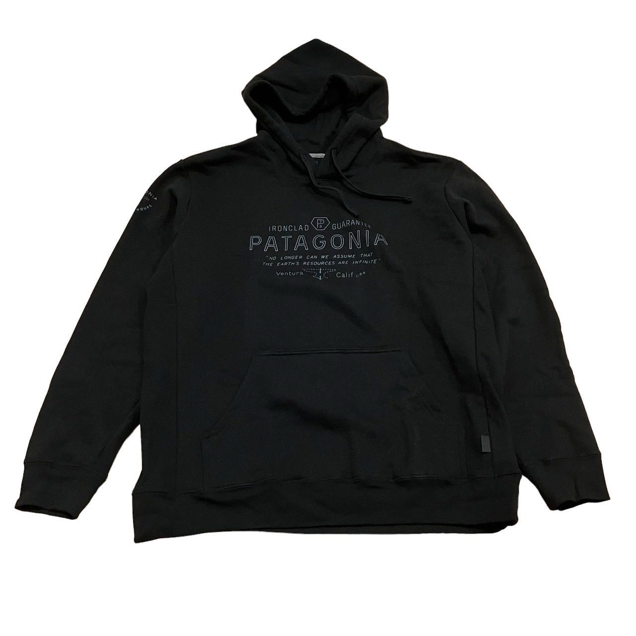 110】 パタゴニア パーカー 39653 ブラック - メルカリ