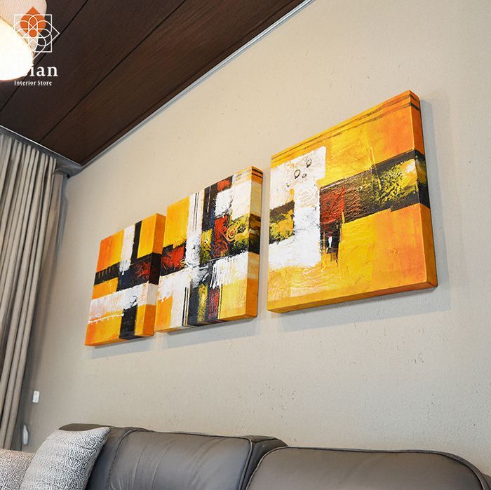絵画 インテリア アートパネル 3枚 抽象画 モダン 北欧 壁掛け