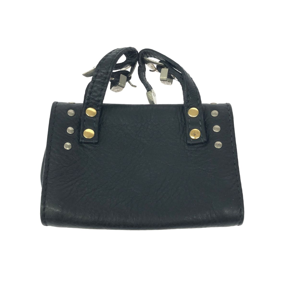 Gianni Versace ジャンニヴェルサーチ ベルトポーチ ブラック レザー  