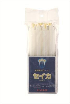 まとめ買い-30点セット カメヤマ聖火印変形黄芯１５号 角袋 カメヤマ ローソク