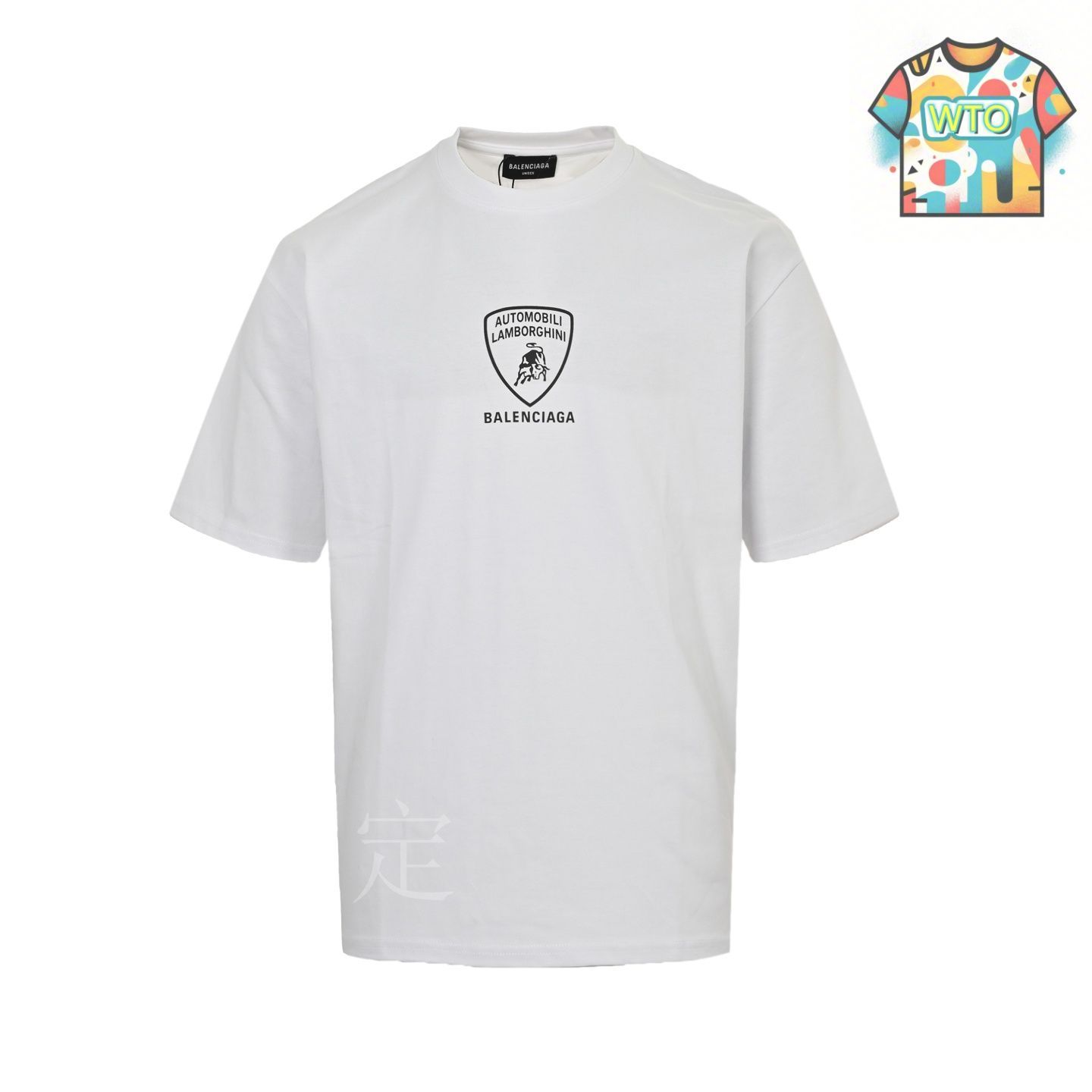 今日特価】Balenciaga 2025SS ランボルギーニ コラボプリント T