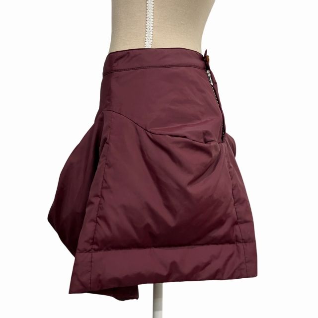 ヴィヴィアンウエストウッド レッドレーベル ひざ丈スカート 変形 ウールナイロン Vivienne Westwood RED LABEL ヴィヴィアンウエストウッドレッド