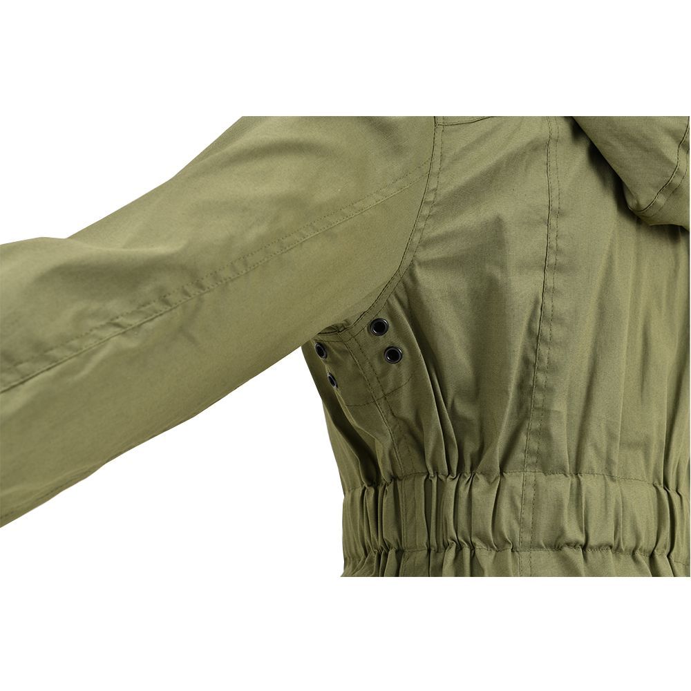 レディース バイク用 春夏 ミリタリージャケット 肩 肘 脊椎 胸部 プロテクター付属 Rosso StyleLab ロッソスタイルラボ 3 Sサイズ ROJ-107 バイク 女性用 ジャケット オシャレ FFCRYSTALESIA_COM