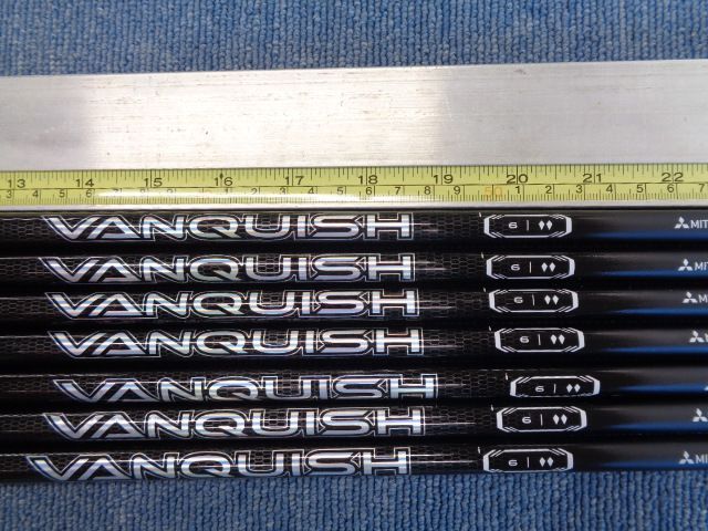 中古アイアンシャフト 三菱ケミカル VANQUISH IRON 6 ◇◇ 7本セット
