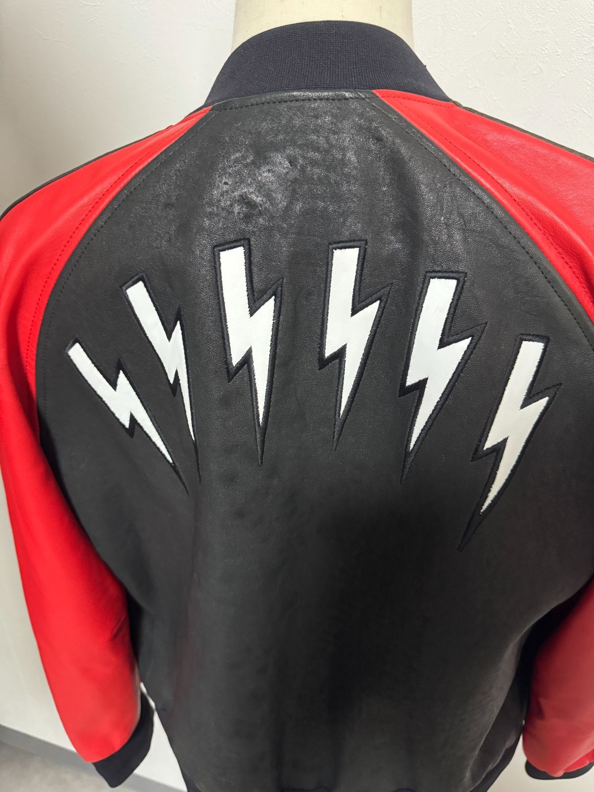 Neil Barrett スウェードレザーシングルライダースジャケット NEIL BARRETT】レザーライダース【h】 Neil Barrett スウェード