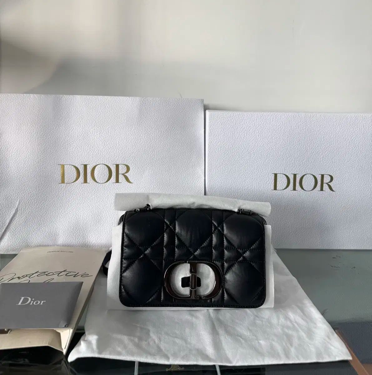 S グレード 付属品完備 Dior ディオール カロ バック スモール シルバー金具