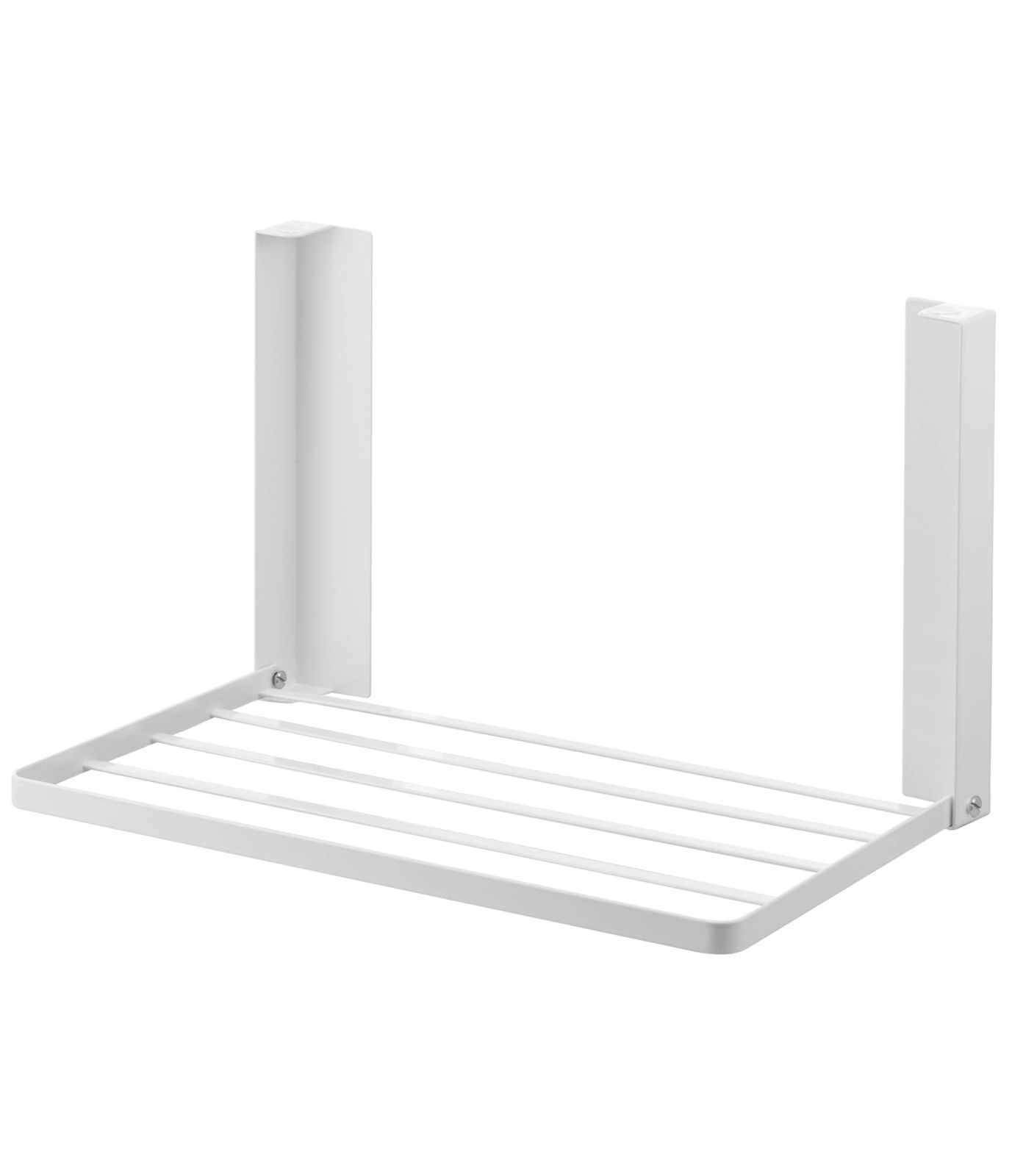 tower タワー 省スペース 約 5 cm ホワイト ラック 折り畳み棚 折り畳み式 マグネット 洗濯機横 5096 山崎実業 Yamazaki