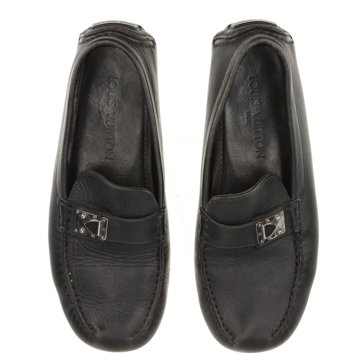 LOUIS VUITTON ドライビングシューズ ローファー 美品 ルイヴィトン ドライビングシューズ 7 1/2 レザー