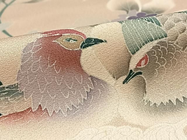 平和屋着物□訪問着 鴛鴦草花文 正絹 逸品 AAAX6668mf - メルカリ 