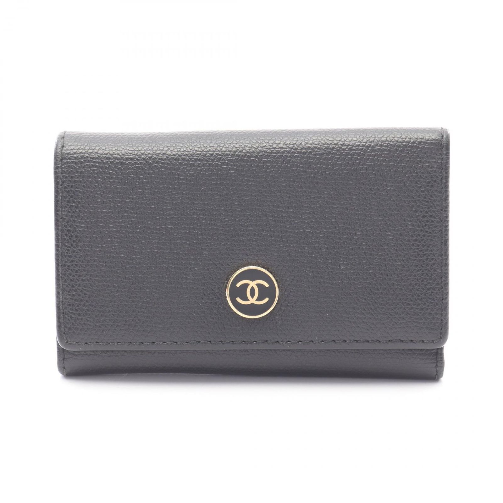 シャネル CHANEL キーケース ココマーク ブラック レザー ココ