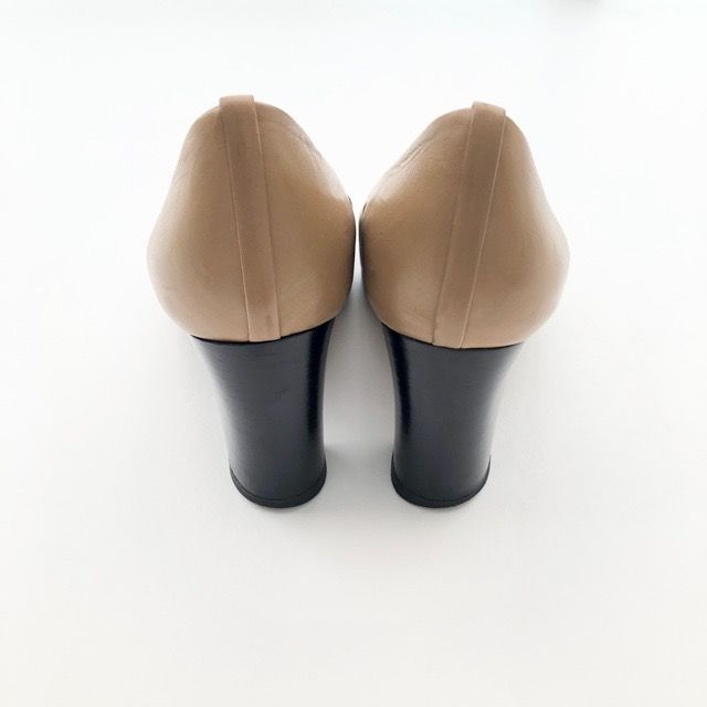 TORY BURCH トリーバーチ キャップトゥパンプス ベージュ 24cm
