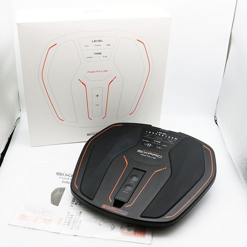 中古良品 MTG SIXPAD Foot Fit Lite シックスパッド フットフィットライト SE-AH00A ブラック ER6-10-69