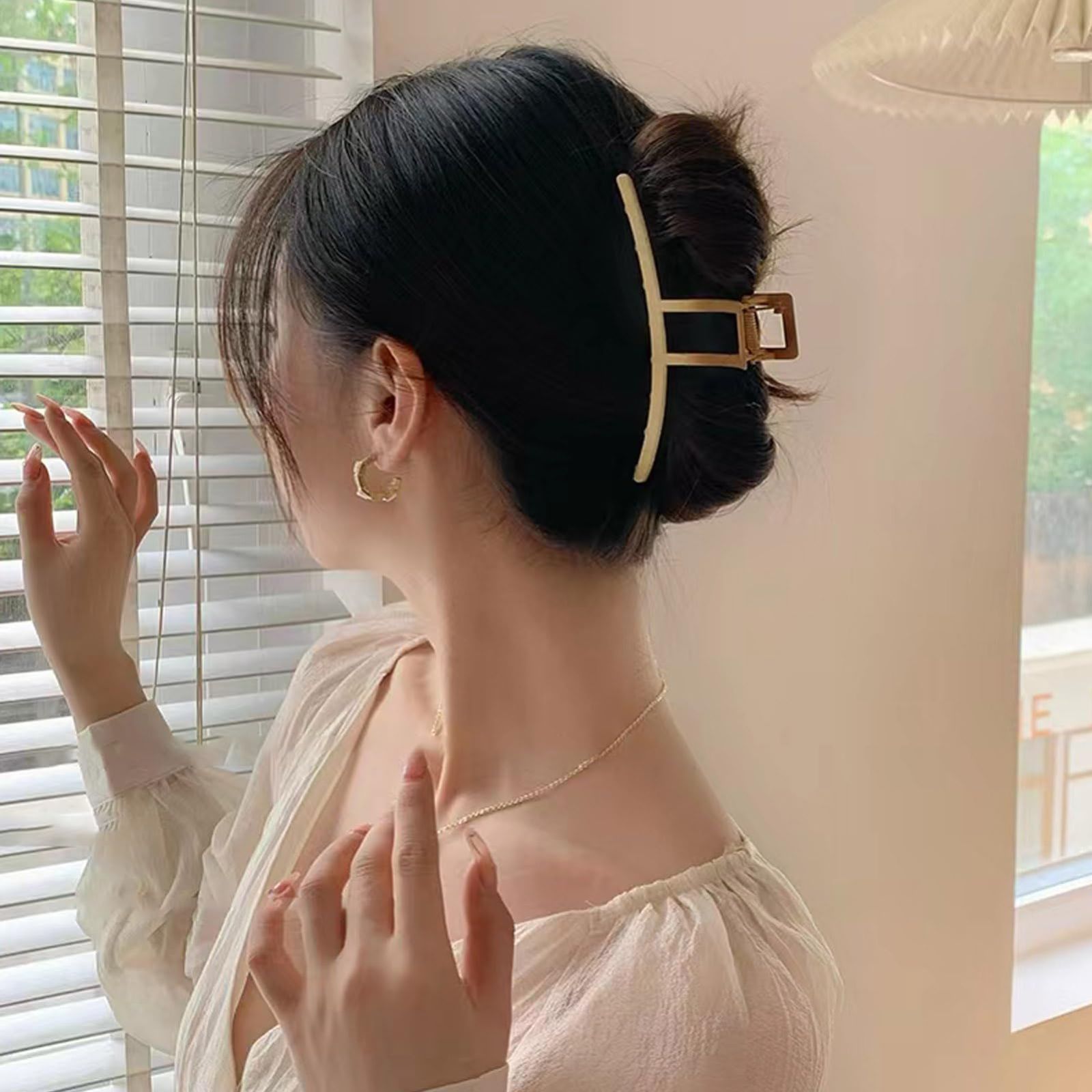 数量 ヘアクリップ 大人 韓国風 バンスクリップ 大きめ しっかり セット クリップ ピンク イエロー グラデーション レディース 小物 髪留め シンプル トレンド髪飾り おしゃれ 上品 Fuyunohi ヘア プ