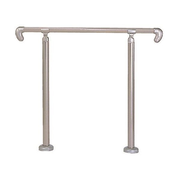 7営業日以内発送 シロクマ AP-20B-90-SI アプローチ手すり B 900mm シルバー AP20B90SI 沖縄離島販売不可