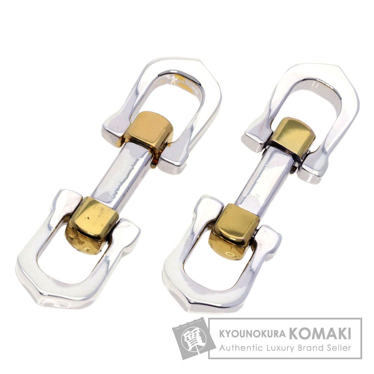 CARTIER カルティエ ロングC シェイプ カフス SV メンズ