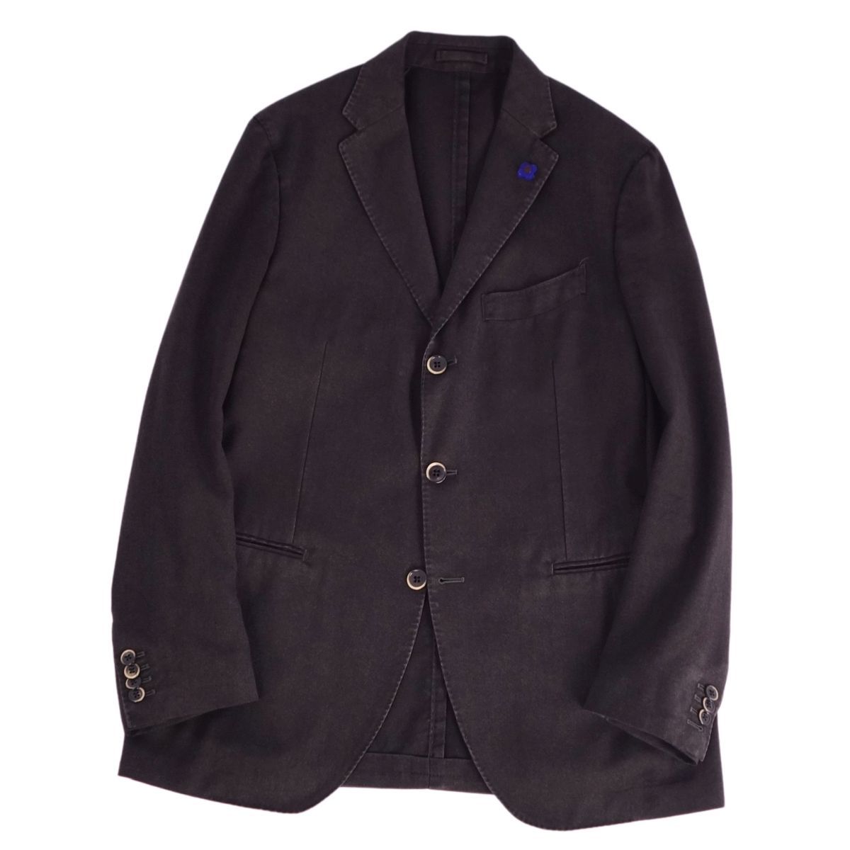 美品 ラルディーニ LARDINI ジャケット テーラード ウール アウター メ 