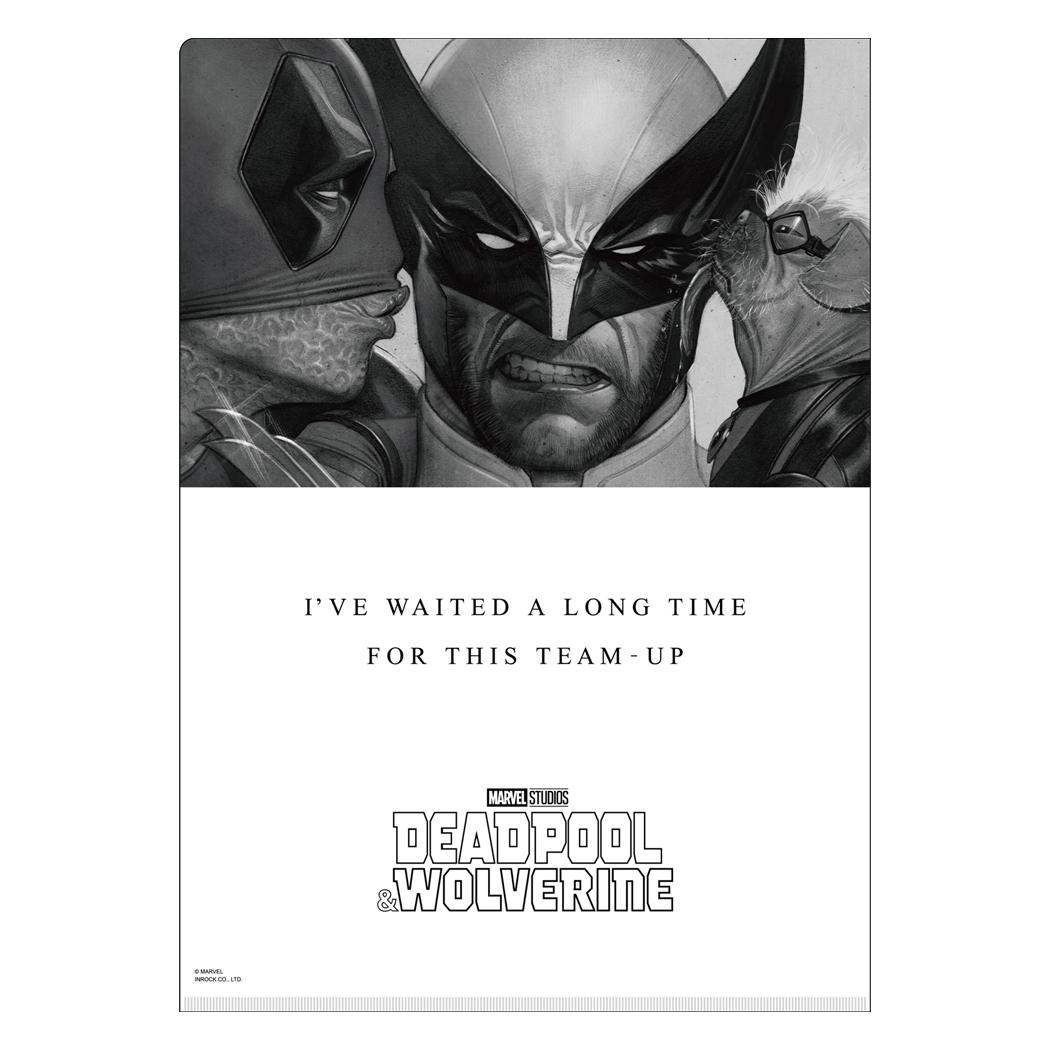 【メール便】デッドプール＆ウルヴァリン A4クリアファイル クリアファイル MARVEL インロック コレクション文具 キャラクター グッズ 